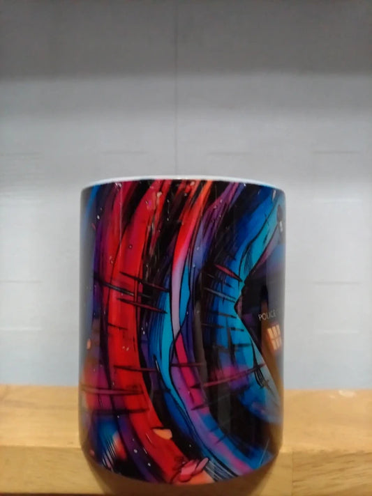 Time Vortex Police Box Mug