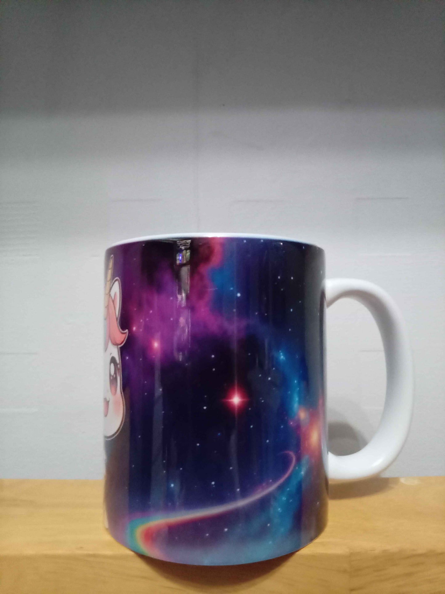 Red Guy Space Unicorn Mug