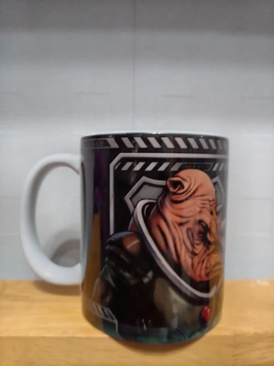 Alien Rhino Police Mug