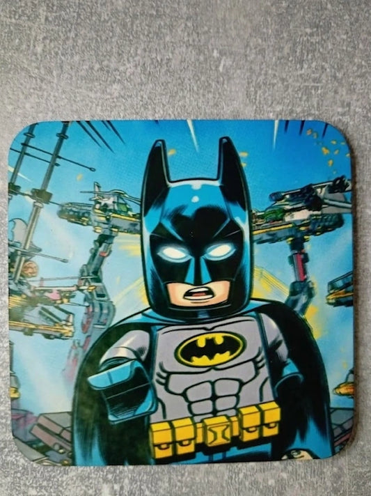 Brick Bat-Person Coaster