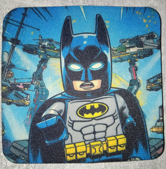 Brick Bat-Person Coaster